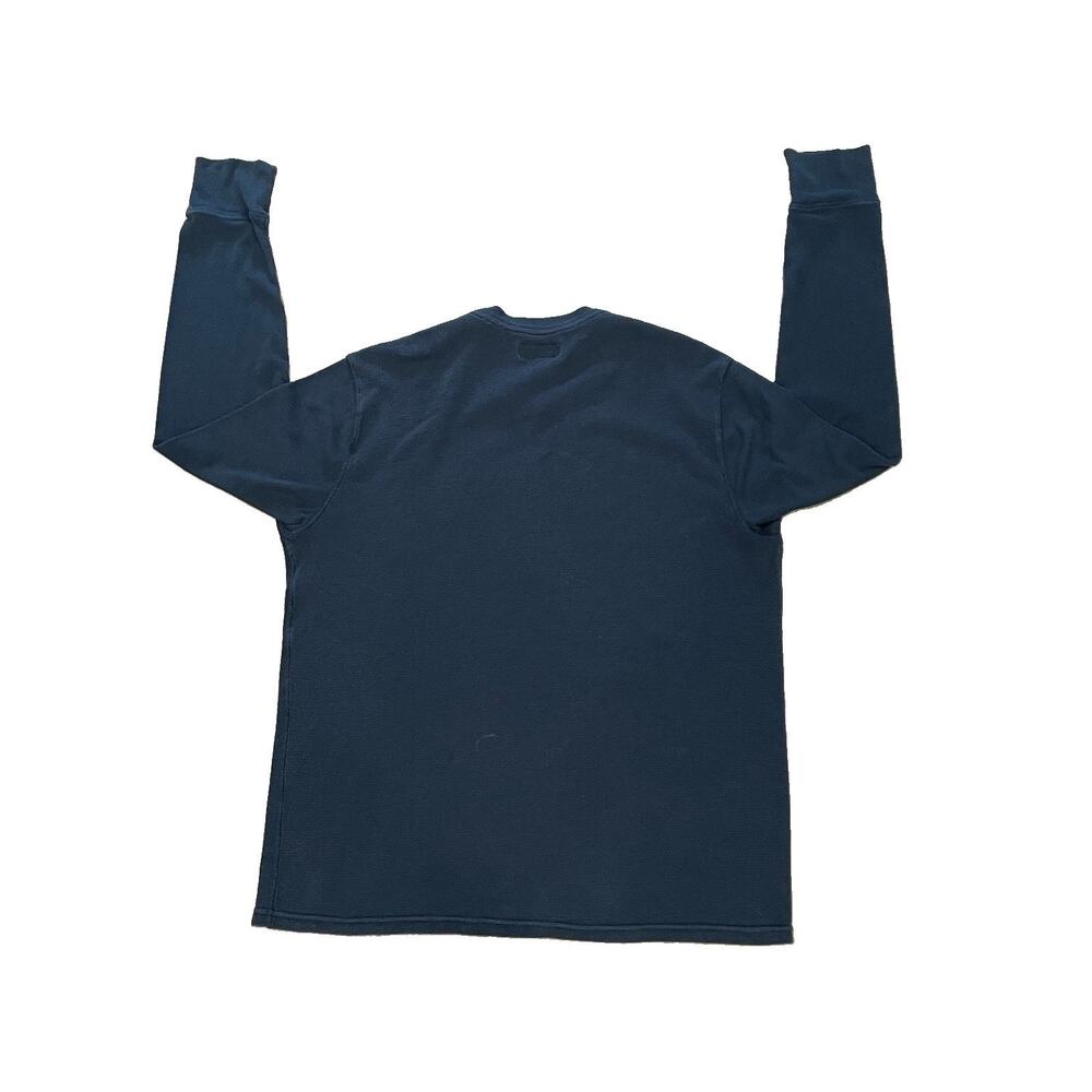 Polo Ralph Lauren Mens Sz 2XL Black Waffle Knit Long Sleeve Crew Neck T-Shirt - Picture 2 of 6